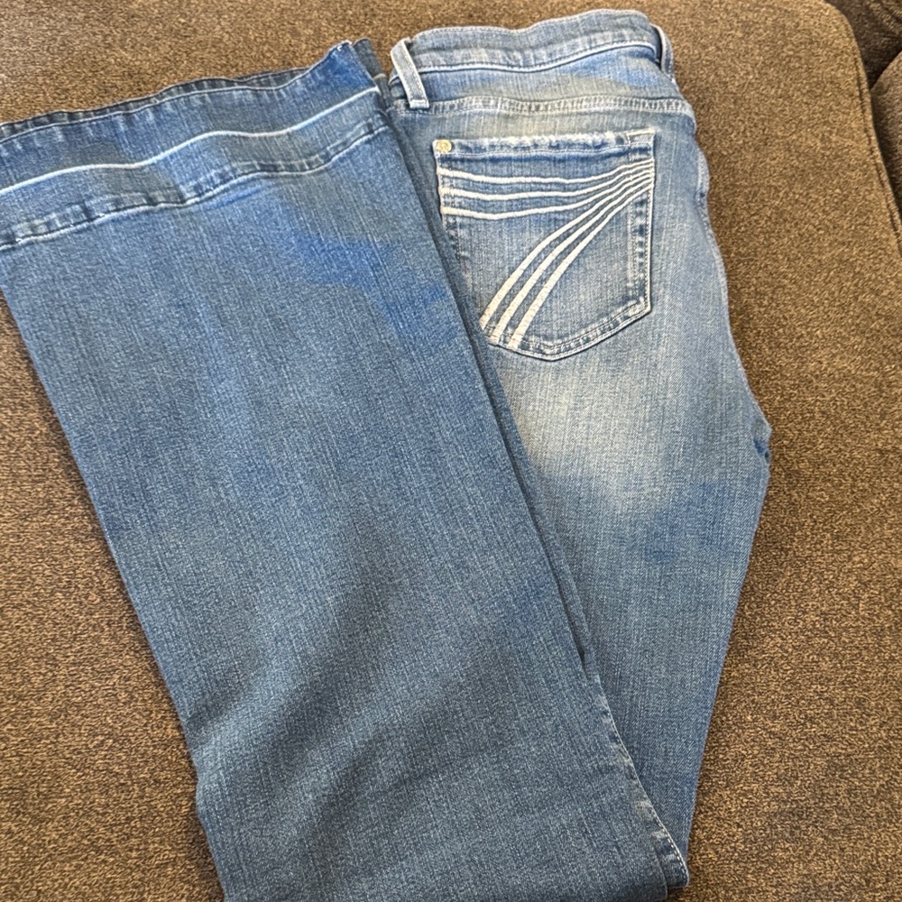 7 For All Mankind Women's Boot Cut Jeans - Classic Blue